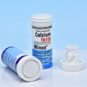 Buy cheap Portable Medicine Effervescent Tablet Plastic Tube with Desiccant Caps from wholesalers