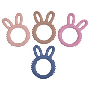 Buy cheap EN1400 Silicone Baby Teether Relieve Pain And Itching Clean Tongue product