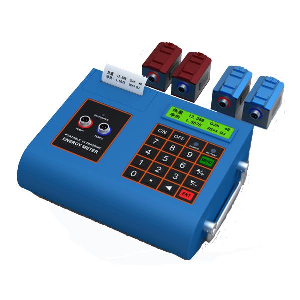 Quality RS485 Potable Ultrasonic Flow Meter With Printer Transducer Mounting Bracket for sale