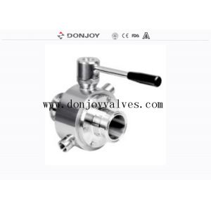 Buy cheap Heat Jacket DN125 SS316L Manual Sanitary Ball Valve/ Donjoy valves from wholesalers