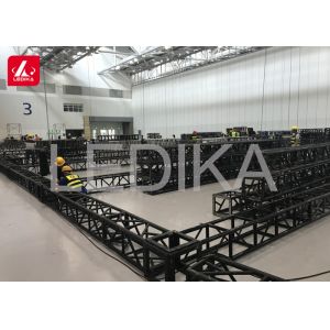 Buy cheap Coated Black Color Spigot Aluminum Square Truss 300mm x 300mm Multi Function from wholesalers