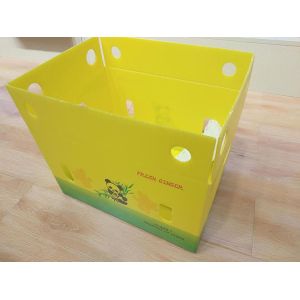 Buy cheap Ginger Box Ginger Plastic Box Fresh Ginger Plastic Packaging Box from wholesalers