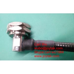 DIN 7/16 connector male plug solder type for 1-1/4" coaxial cable all brass made