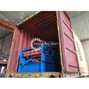 2 Layer Metal Corrugated Steel Sheet Roll Forming Machine , Roofing Sheet Making