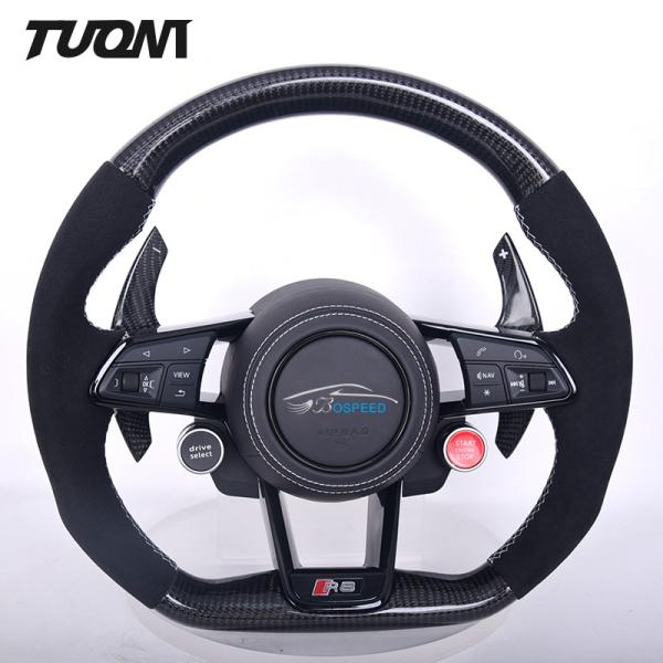Quality Upgrade Audi TTRS Carbon Fiber Steering Wheel Real Custom for sale