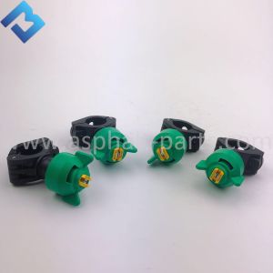 Buy cheap OEM ODM CC522 Plastic Spray Nozzle Small Size Green Black for road roller from wholesalers