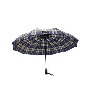 Buy cheap Check Pattern Three Folding Umbrella Auto Open Close For Men from wholesalers