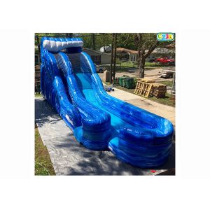 Buy cheap Playground Giant Inflatable Slide , Safe Inflatable Double Slide from wholesalers