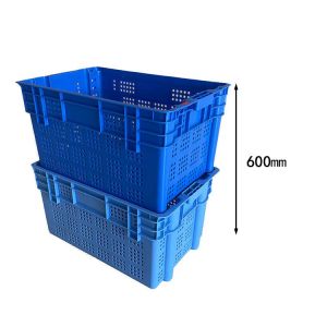 Buy cheap Recyclable HDPE  Plastic Crates 200lbs Stackable Storage Crates from wholesalers