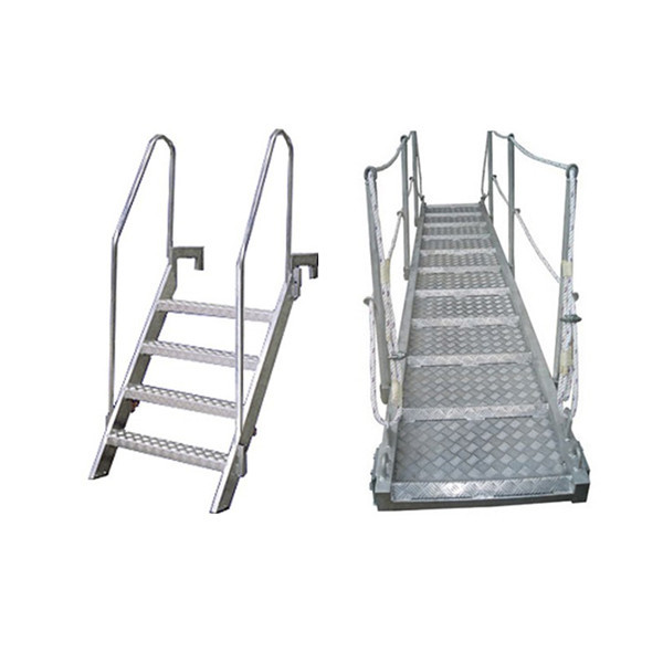 Quality Inclined Step Vertical Marine Dock Ladder Boat Boarding Steps for sale