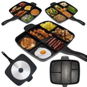 Korean Indoor And Outdoor Stovetop Grill Pan 5 In 1 With Handle