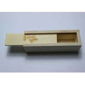 Buy cheap Small Drawer Engraved Wooden Gift Box , Wooden Necklace Box With Sliding Lid from wholesalers