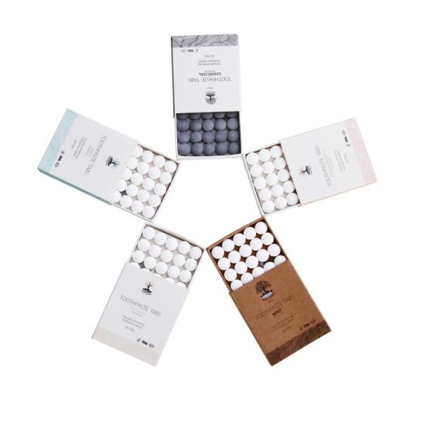 Eco-friendly Pack Adult Use Nano Hydroxyapatite Toothpaste Tablets