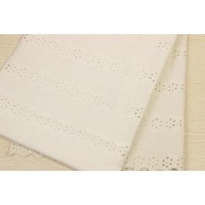 Buy cheap Antitear Cotton Lace Fabric By The Yard , Wrinkleproof Cotton Net Lace Fabric from wholesalers