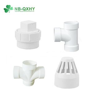 QX PVC Drainage Pipe Fittings with ASTM D2665 Standard Compatibility