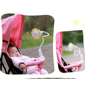 Buy cheap Sunflower clip fan rechargeable battery portable mini clip fan from wholesalers