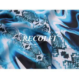 Buy cheap Printed Spandex plastic recycled Fabric Fast Drying UV Protective from wholesalers