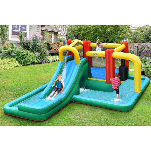 Buy cheap Customized Inflatable Jumping House With Water Slide from wholesalers