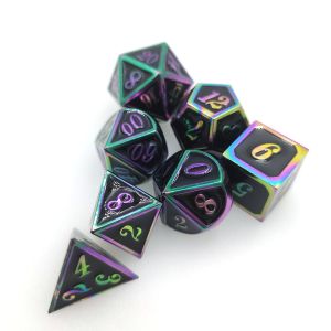 Buy cheap Dice Set Gold For Dungeons And Dragons Polyhedral Dazzling Practical Plating Sharp from wholesalers