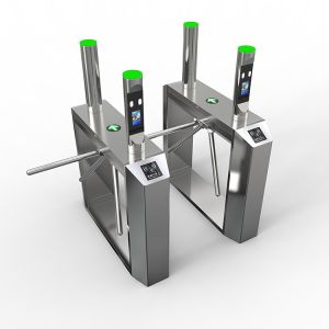 Automatic Tripod Turnstile Gate Access Control Communication Interface Stainless