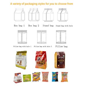 Multihead Pillow Bag Granule Vertical Packing Machine For Snacks