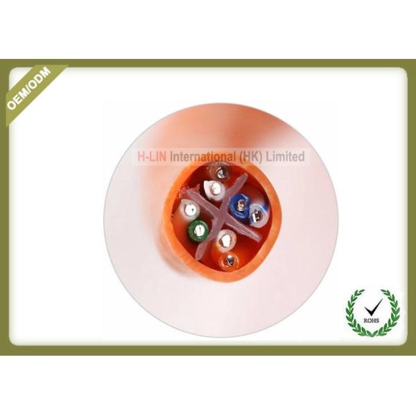 Buy cheap RJ45 Cat6 U/UTP Patch Network Fiber Cable 1.8M 23AWG 0.56mm Copper Pass Test from wholesalers