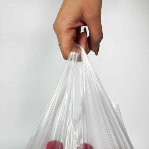 Customed Biodegradable Plastic PE Vest Type Reusable Bags on Roll for Supermarke