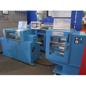 4000rpm Alloy Copper Wire Twisting Machine , S Lay Sky Blue Wire Stranding