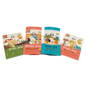 Resealable Doypack Pouches Plastic Food Colored Stand Up Pouches Bag Custom