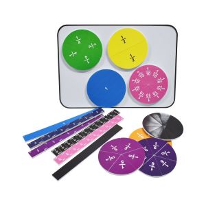 Buy cheap Children Early Learning Magnetic Fraction Tiles Educational Magnetic Math Puzzle from wholesalers