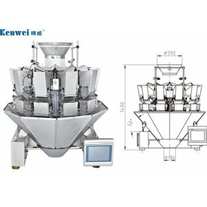 Buy cheap 14 Heads Multihead Combination Weigher Weighing For Frozen Food from wholesalers