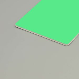 Light Green Acp Sheet Fireproof Aluminum Panel Fire Resistant Composite Panels