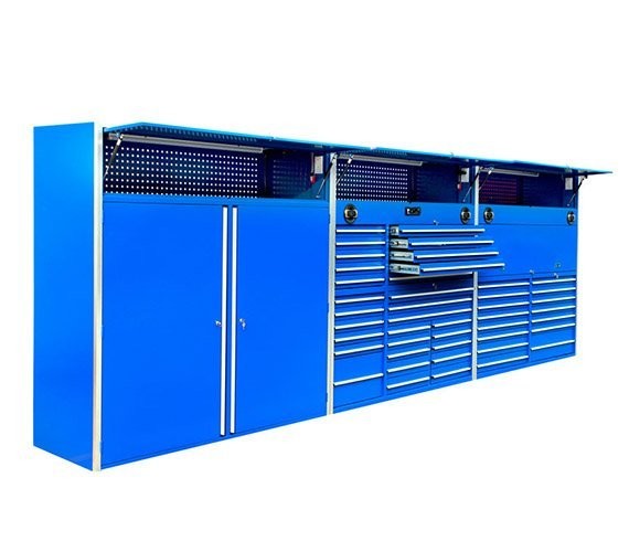 Blue Store 72" Large Rolling Tool Box Steel Garage Cabinet Workbench Tool