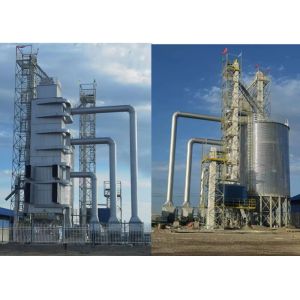 Buy cheap Continuous Grain Dryer Tower Machine PLC Control With Silos from wholesalers