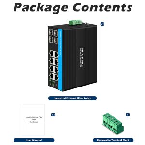 Buy cheap 8 port gigabit poe switch industrial ethernet switch 4SFP+8RJ45 DC48V Dual power input from wholesalers