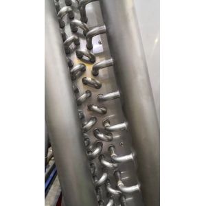 Buy cheap Pipe fin heat exchanger for air conditioning , commercial and industrial refrigeration, energy recovery system cooling from wholesalers