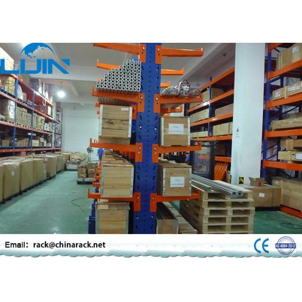 Quality Heavy Duty Cantilever Warehouse Racks , Adjustable Q235B Steel Cantilever Racking for sale