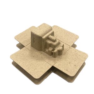 Ecofriendly Molded Pulp Containers Dry Press Technique Waterproof