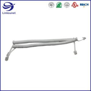 Buy cheap Golden Plated 6 Pins Injection RJ12 connector Wire Harness for telephone wire from wholesalers