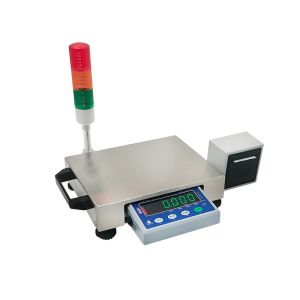Buy cheap SOHE ATJP Printing Scales 30KG Bluetooth Print Tickets 3-Colour Alarm Light for Producer from wholesalers