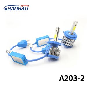 Buy cheap A203-2 30w 3000Lumen COB chips car led headlight from wholesalers
