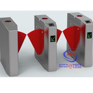 Buy cheap Remote control security controlled access turnstiles with IR retractable arm from wholesalers
