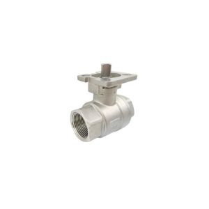 Buy cheap Full Bore DN15 2PC Threaded Ball Valve with High Platform and Straight Through Type from wholesalers