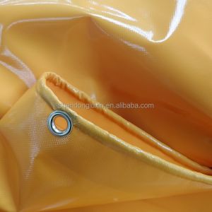 Buy cheap Waterproof Heavy Duty Coated PVC Tarpaulin with Eyelet Grommet and Custom Logo from wholesalers