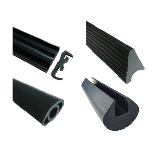 Buy cheap Industrial Door Bottom Seal Strip Windproof Foam Leather With Moulding Processing Service from wholesalers