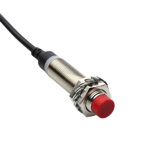 Quality 3-wire 12vdc NPN NO 1.0m Cable LM18-3008NA Position Sensor Switch 8mm Detecting Distance M18 Inductive Proximity Sensor for sale