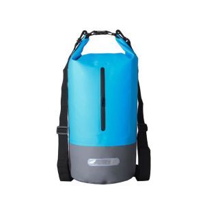 Swimming Waterproof Camping Backpack With Zipper Accept Custom Processing