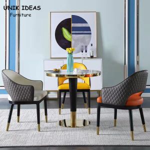 Buy cheap 0.6CBM Nordic Dining Chair 4 Seater Scandinavian Dining Room Table And Chairs Marble product