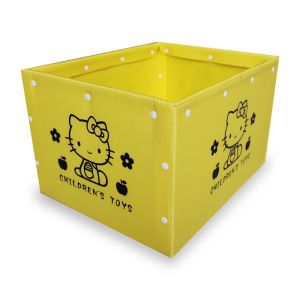 China Custom made cheap pp corrugated plastic storage box with lid on sale China Custom made cheap pp corrugated plastic storage box with lid on sale