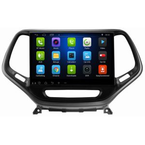 Buy cheap Ouchuangbo car gps nav ndroid 8.1 system for Jeep Cherokee 2016 with BT USB wifi 4 Core CPU calculator function from wholesalers